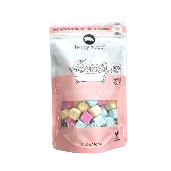 Happy Hippo Bath Co. | Mini Unicorn Poop Bubble Bombs